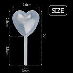 50pcs Clear Heart Shape 4ml Liquid Dropper Pipettes