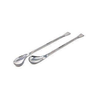Stainless Steel Double-Ended Lab Spoon Sampler Set