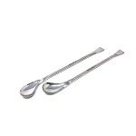 Stainless Steel Double-Ended Lab Spoon Sampler Set