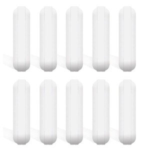 10 Pcs PTFE Magnetic Stir Bars, 30mm White