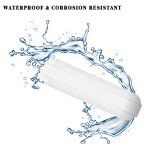 10 Pcs PTFE Magnetic Stir Bars, 30mm White