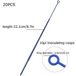 20-Pack 10μl Disposable Inoculating Loops