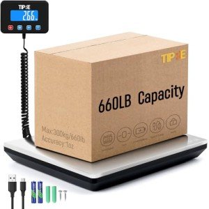 Digital Postal Scale 660lb Capacity Heavy Duty