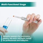 Excelta Mini Straight Tapered Tweezers for Microscopy