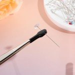 Yolev Stainless Steel Tweezers with Rubber Tips