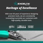 Excelta Mini Straight Tapered Tweezers for Microscopy