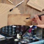 Yolev Stainless Steel Tweezers with Rubber Tips