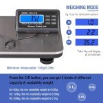 SurmountWay 660lbs Digital Shipping Scale - Portable