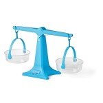 Hand2Mind Blue Nestable Balance Scale for Kids