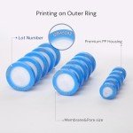 COBETTER 100 Pack PVDF Syringe Filters, 0.22μm