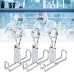 20-Pack Stainless Steel Flat Jaw Tubing Clamps