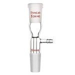 StonyLab Glass Vacuum Adapter, Short Stem 24/40