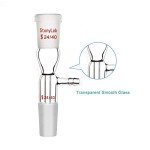 StonyLab Glass Vacuum Adapter, Short Stem 24/40