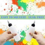 20 Pack 4oz Plastic Boston Squeeze Bottles