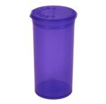 Airtight Empty Pill Bottles with Hinged Lids, 12 Pack