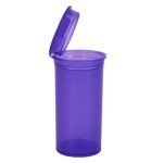 Airtight Empty Pill Bottles with Hinged Lids, 12 Pack