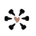 Black Twist Caps 24/410 for Squeeze Bottles