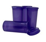 Airtight Empty Pill Bottles with Hinged Lids, 12 Pack