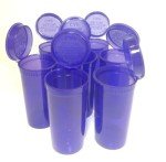 Airtight Empty Pill Bottles with Hinged Lids, 12 Pack