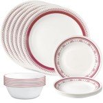 Corelle Sadie 18-Piece Dinnerware Set for 6