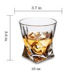 KANARS Crystal Whiskey Glass Set of 6