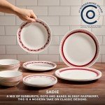 Corelle Sadie 18-Piece Dinnerware Set for 6