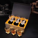 KANARS Crystal Whiskey Glass Set of 6