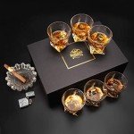 KANARS Crystal Whiskey Glass Set of 6
