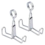 20-Pack Stainless Steel Flat Jaw Tubing Clamps