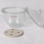 StonyLab Glass Desiccator with Knob Cover, 7.1