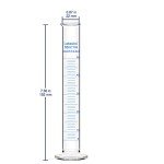 Borosilicate Glass 50 ml Graduated Cylinder 3-Pack
