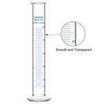 Borosilicate Glass 50 ml Graduated Cylinder 3-Pack