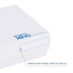 CryoKing 81-Well Lab Freezer Storage Boxes, White