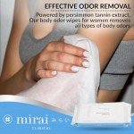 Deodorizing Body Wipes for Men and Women - 3 Pack