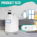 Zikoos 3-Pack 1 Gallon Plastic Storage Jugs