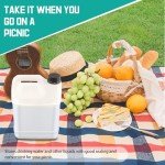 Zikoos 3-Pack 1 Gallon Plastic Storage Jugs