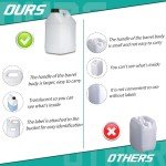 Zikoos 3-Pack 1 Gallon Plastic Storage Jugs