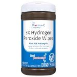 3% Hydrogen Peroxide Wipes - First Aid Antiseptic