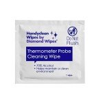 Thermometer Cleaning Wipes with 70% Isopropyl Alcohol