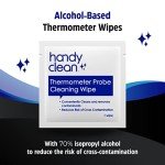 Thermometer Cleaning Wipes with 70% Isopropyl Alcohol