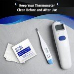 Thermometer Cleaning Wipes with 70% Isopropyl Alcohol
