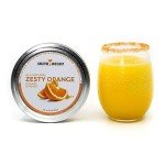 Zesty Orange Sugar Glass Cocktail Rimmer
