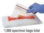 Polyethylene Specimen Bag with Biohazard Symbol - Pack of 20