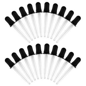 eBoot 20-Pack Plastic Transfer Pipettes with Bulb