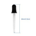 eBoot 20-Pack Plastic Transfer Pipettes with Bulb