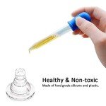 Benvo 8 Pack Silicone Plastic Liquid Droppers