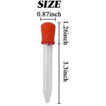 20PCS Liquid Droppers with Clean Brush & Pipettes