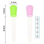 Benvo 8 Pack Silicone Plastic Liquid Droppers