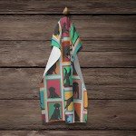 Decorative Black Kitchen and Bath Towels Set