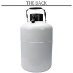 10L Liquid Nitrogen Dewar with Carry Bag & Canisters